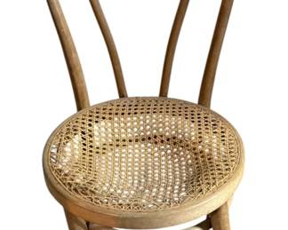 1021 - Vintage Cane Seat Chair - as is - 33 x 16 x 17