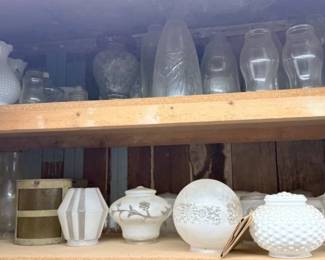 1029 - Assorted Items on 2 Shelves