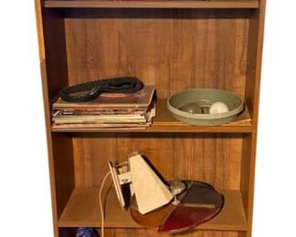 1020 - Shelf w/ assorted items on shelves only (Description): 72 x 25 x 10