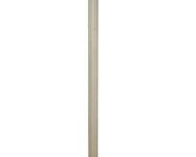 606 - Floor Lamp w/ Shade 61" Tall - as is (Description): Floor lamp with a torn shade. Measures 61  inches tall. Used as is electric/electronic/mechanical  item. No guarantee all components, untested.