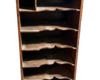 1014 - Wood Shelf Organizer - 49 x 21.5 x 19