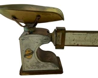 285 - USA Scale - 9.5 x 15 x 7 (Description): Used as is electric/electronic/mechanical  item. No guarantee all components, untested.