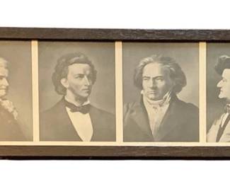 158 - Framed Print 10"x24"