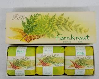 West Germany Puhls Farnkraut Toilet Soap Set