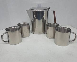 Stainless Steel Camping Coffee Set