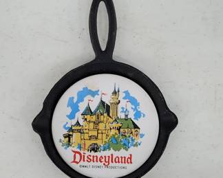 Disneyland Cast Iron Trivet with Ceramic Tile