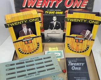 Twenty One TV Quiz Game, 1950s