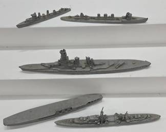WWII Soviet and Japanese Ship Models