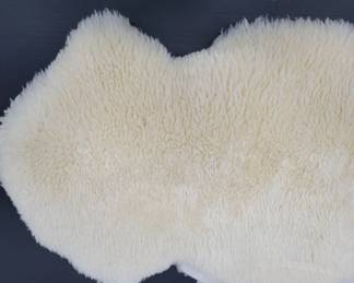 Natural Double Sheepskin Rug