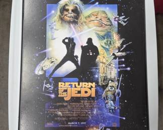 Return of the Jedi Mounted on Wood