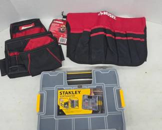 Tool Organizer, Pocket Tool Bag, and Pouch Set