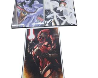Signed Comic Art Prints Featuring Characters