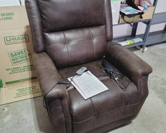 Brown Electric Recliner Chair