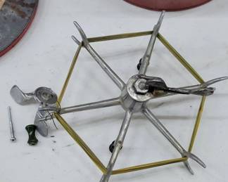 Fishing Line Winder and Metal Storage Tin