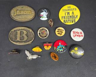 Pins and Belt Buckles