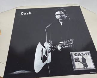 Cash Poster and 'The Legend of Cash' CD