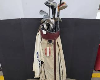 Golf Clubs and Stand Bag, Some Newer