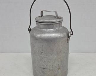 Metal Milk Can with Handle and Lid