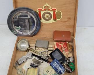 Indian Program, T Puzzles, Keys in Cigar Box