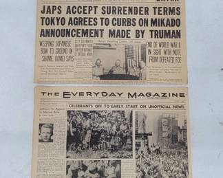 WWII Surrender 1945 St. Louis Post-Dispatch