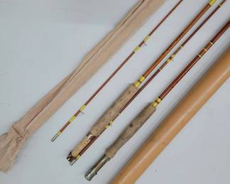 2 Wright & McGill Bamboo Fly Fishing Rods