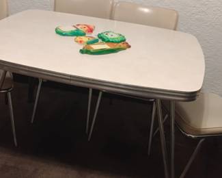 1950s formica table