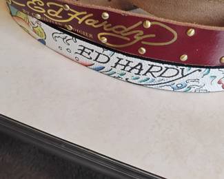 Y2K  Ed Hardy belts