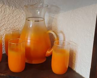 Frosted glassware