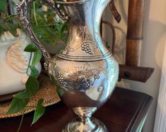 13" tall Sterling Water Pitcher weighing 756 g $1250