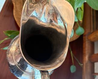 13" tall Sterling Water Pitcher weighing 756 g $1250