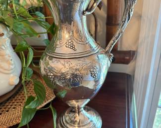 13" tall Sterling Water Pitcher weighing 756 g $1250