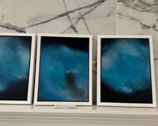 Set 3 13.5" by 17.5" each Christian Fox Orginal Fine Art now $225 set Of 3