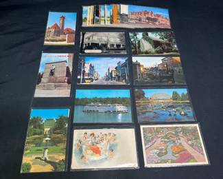 36 Vintage U.S. State Post Cards