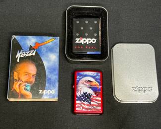 New Zippo Mazzi Freedom Watch Lighter