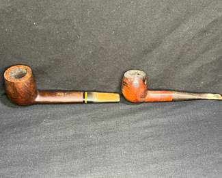 Seville Twin Bore Pipe & Hayes Billiar Briar Pipe