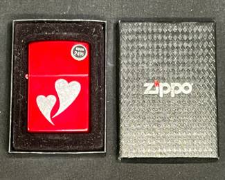 New Old Stick Zippo Red Windproof Lighter
