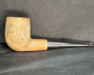 Block Meerschaum Straight Billiard Pipe