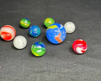 age Marbles Blue Dolphin Shooter Marble & More