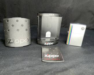 Zippo Colorz Satin Chrome Wind Proof Lighter