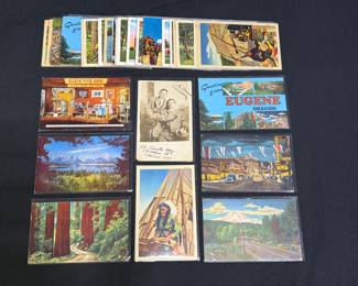 40 Vintage Postcards from Washings, Oregon & More