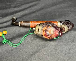  Antique Bavarian Carved Hunters Tobacco Pipe