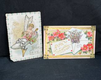 Antique Early 1900's Valentines Post Cards