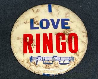 1964 I Love Ringo Pin