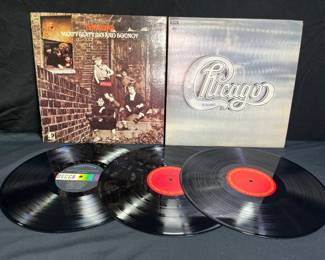 Vintage Chicago & The Who Vinyl Record Albums