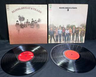 2 Blood Sweat & Tears Vinyl Record Albums