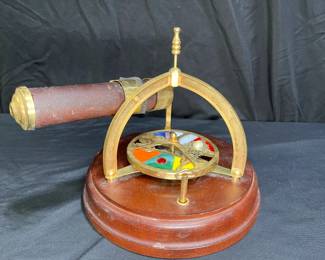 Vintage Kaleidoscope Wind Up Music Box