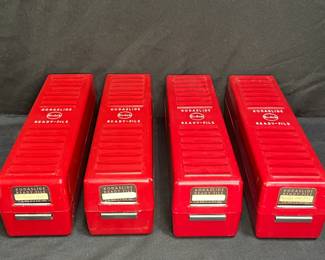 4 Kodak Ready File 35mm Plastic Slide Storage