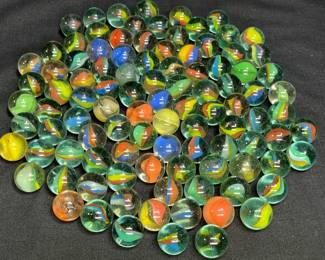 100 Vintage Marbles