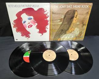 The Joan Baez Ballad Book& Bette Midler Albums