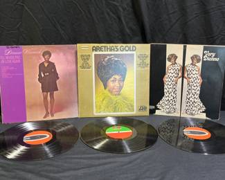 1970's Vinyl Records Aretha Franklin & More